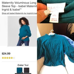Maternity long sleeve sweater -Isabel Maternity